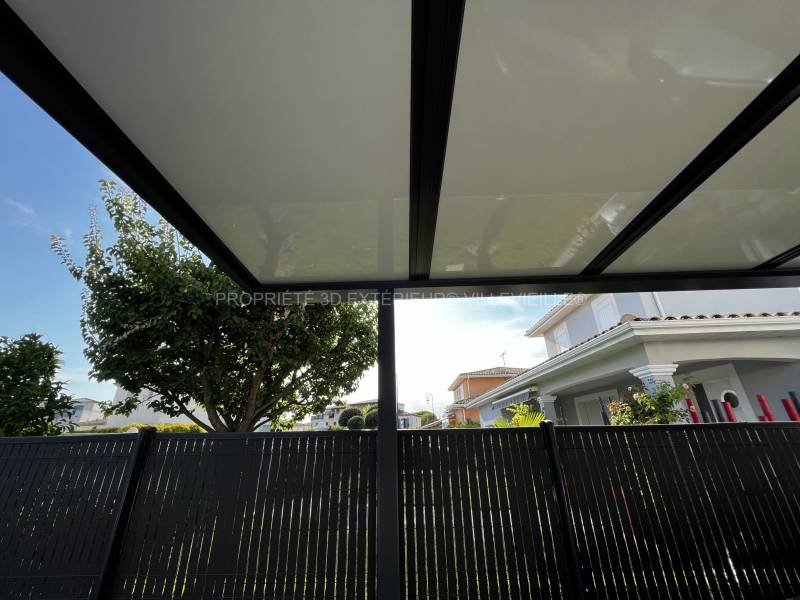 Abri voiture en alu: carport réalisé par 3d extérieur près de Port-Camargue 30 