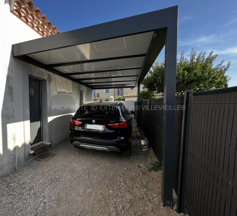 Carport aluminium - Abri camping car et voiture - Nîmes - Gard  