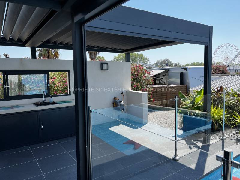 Entreprise pour conception de pergola en aluminium sur mesure vers le Grau du Roi (30)