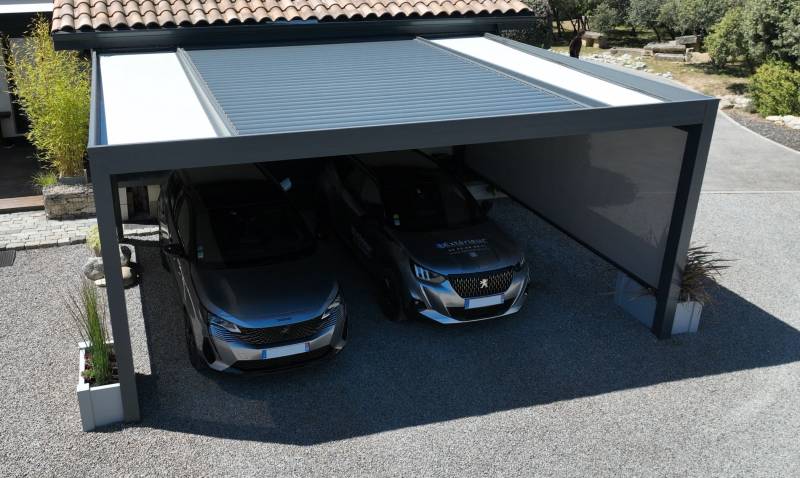 Carport deux places : Protection et élégance au rendez-vous à Villevieille Occitanie