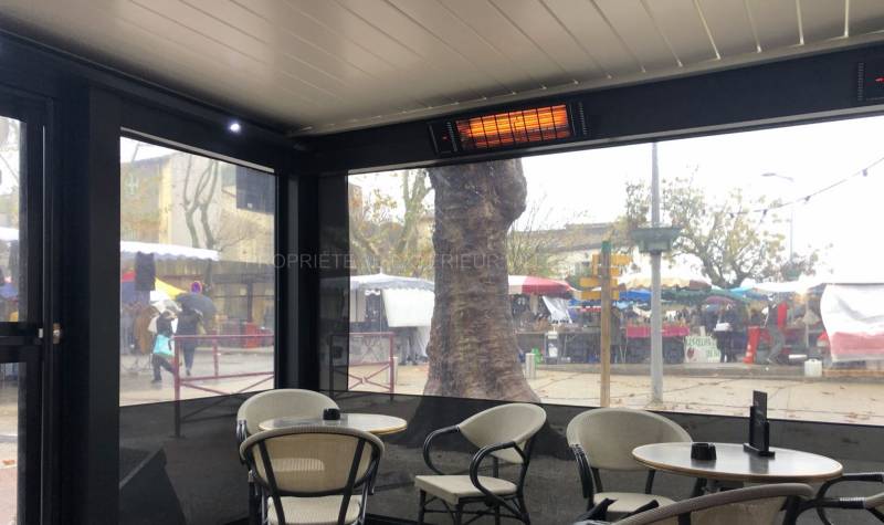 Chauffage par Radiateur rayonnant infrarouge vitrocéramique VISIONS HEATSCOPE