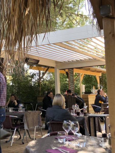 Pergola bioclimatique pour cafés, Hôtels, Restaurants Gard et Hérault