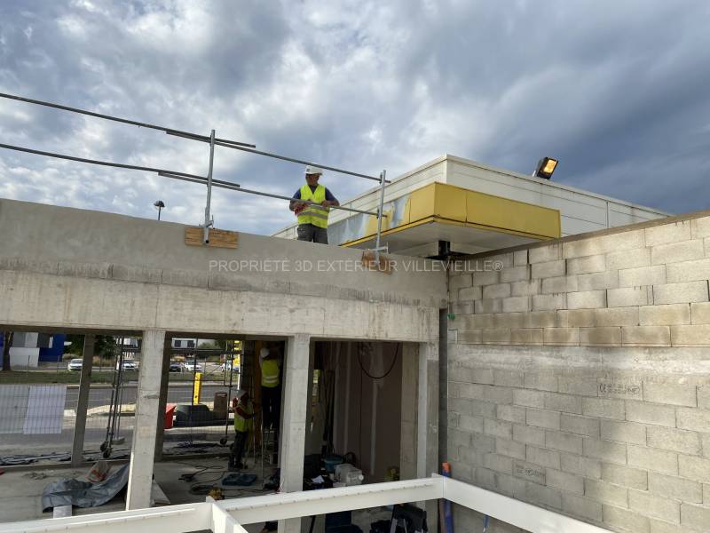 Rénovation de la station historique Dyneff à l'Aéroport Montpellier Méditerranée
