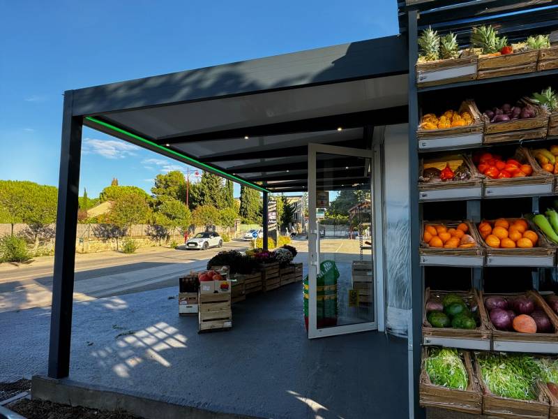 Toit rigide en aluminium sur mesure entre Nîmes (30) et Montpellier (34)