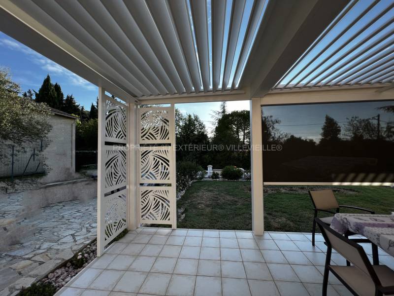 Entreprise pour conception et réalisation de pergola en alu personnalisée haut de gamme Saint Dionisy