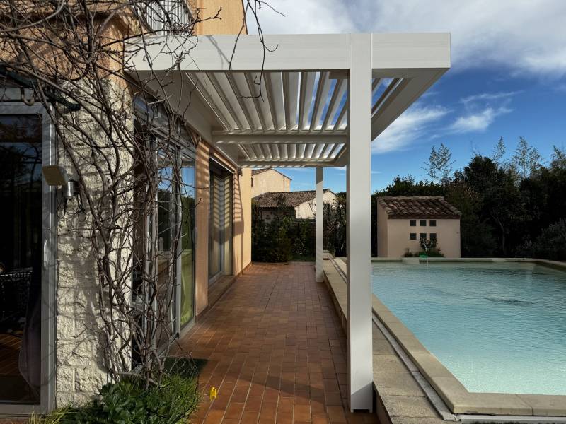Tarif pour une pergola sur mesure en alu vers Mus 