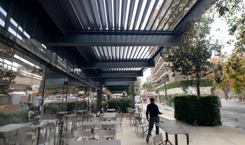 Conception personnalisée avec pergola 250 m² esplanade du Portierà Monaco