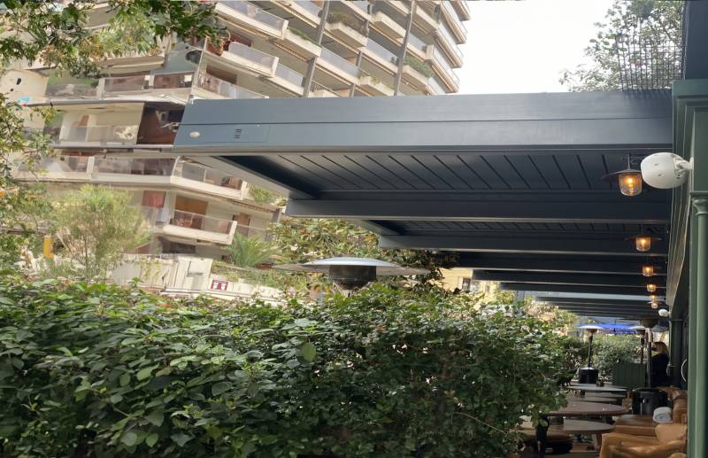 Pergola bioclimatique pose et conception Haut de gamme pour terrasses de restaurants à Monaco
