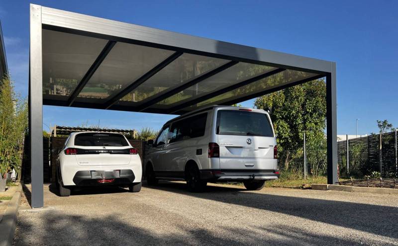 Artisan pour fabrication de carport voiture en alu Montpellier