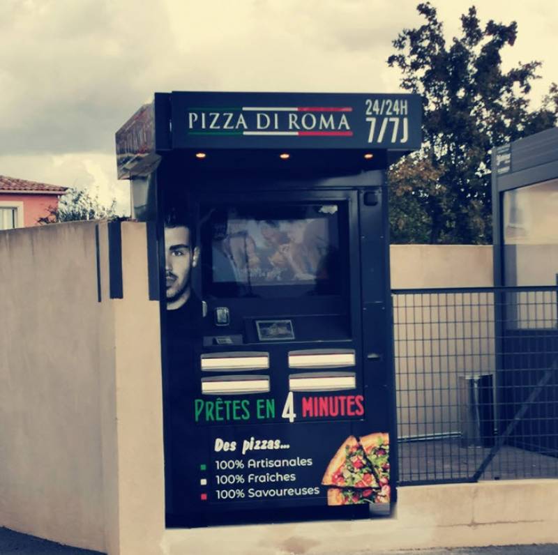 Pizza di Roma à Bouillargues organise une soirée exceptionnelle pour l'inauguration de son distributeur à pizzas