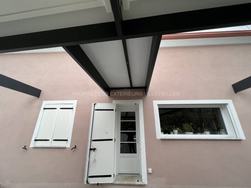 Solution de couverture de terrasse 3D Extérieur réalisation à Afa Corse du Sud