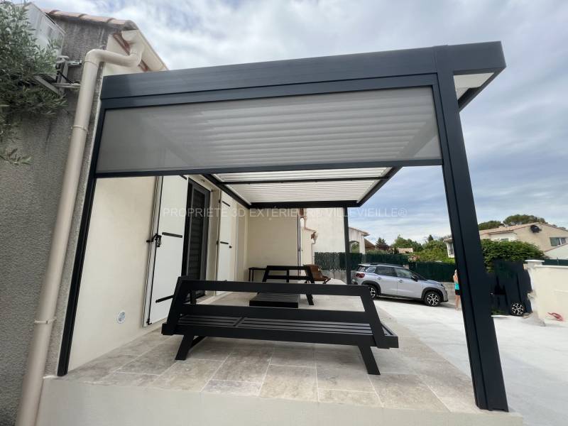 Entreprise pour la fabrication d'une pergola sur mesure en aluminium dans le 30