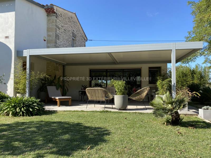 Pergola en aluminium haut de gamme à Villevieille près de Congénies Gard