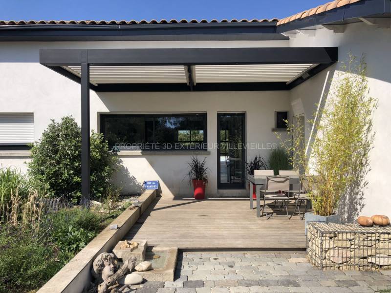 Pergola bioclimatique fabrication Française