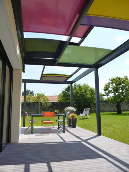 Pergola Arlequin concept unique pour personnaliser vos exterieurs