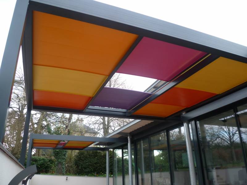 Pergola Arlequin composez votre damier et personnalisez votre terrasse